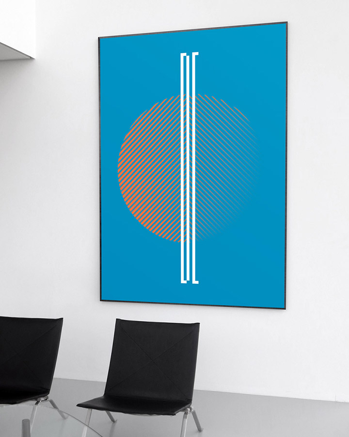 Antoine Ghioni - Digital Campus - Poster circular grid